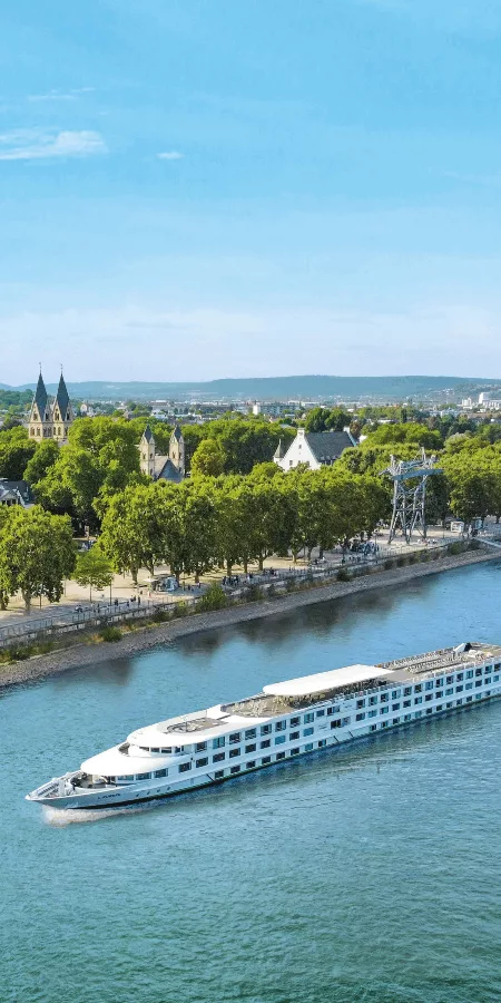La majestueuse vallée du Rhin romantique