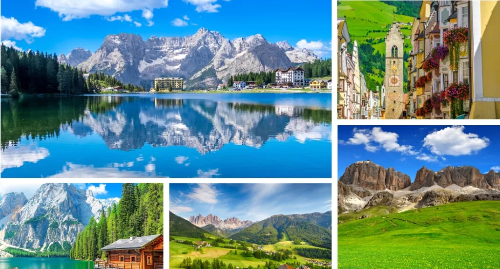 Les Dolomites, le Tyrol Italien