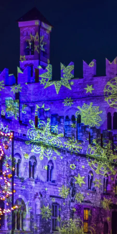 Marchés de Noël enneigés des Dolomites