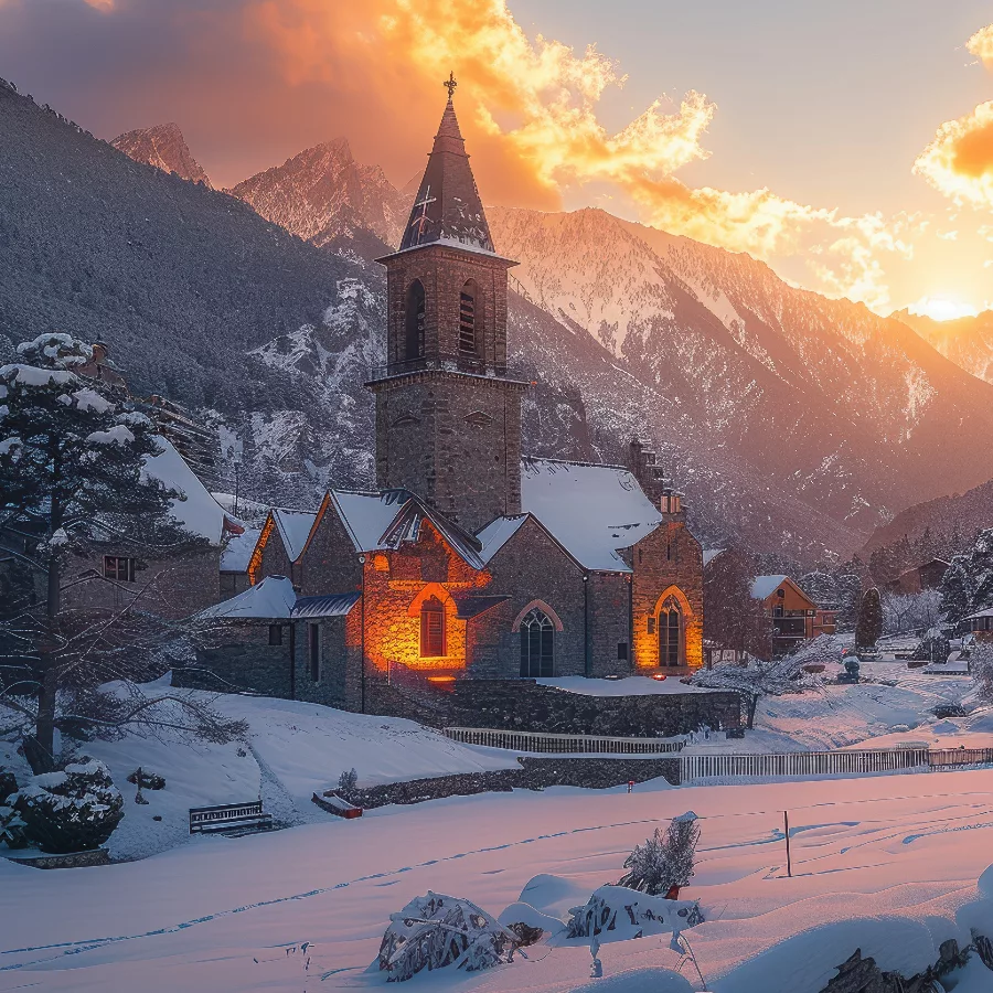 Magie de Noël au sommet des Pyrénées