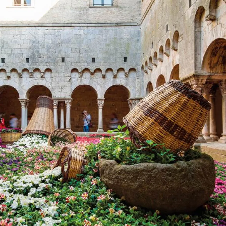 Fête des fleurs à Gérone 
